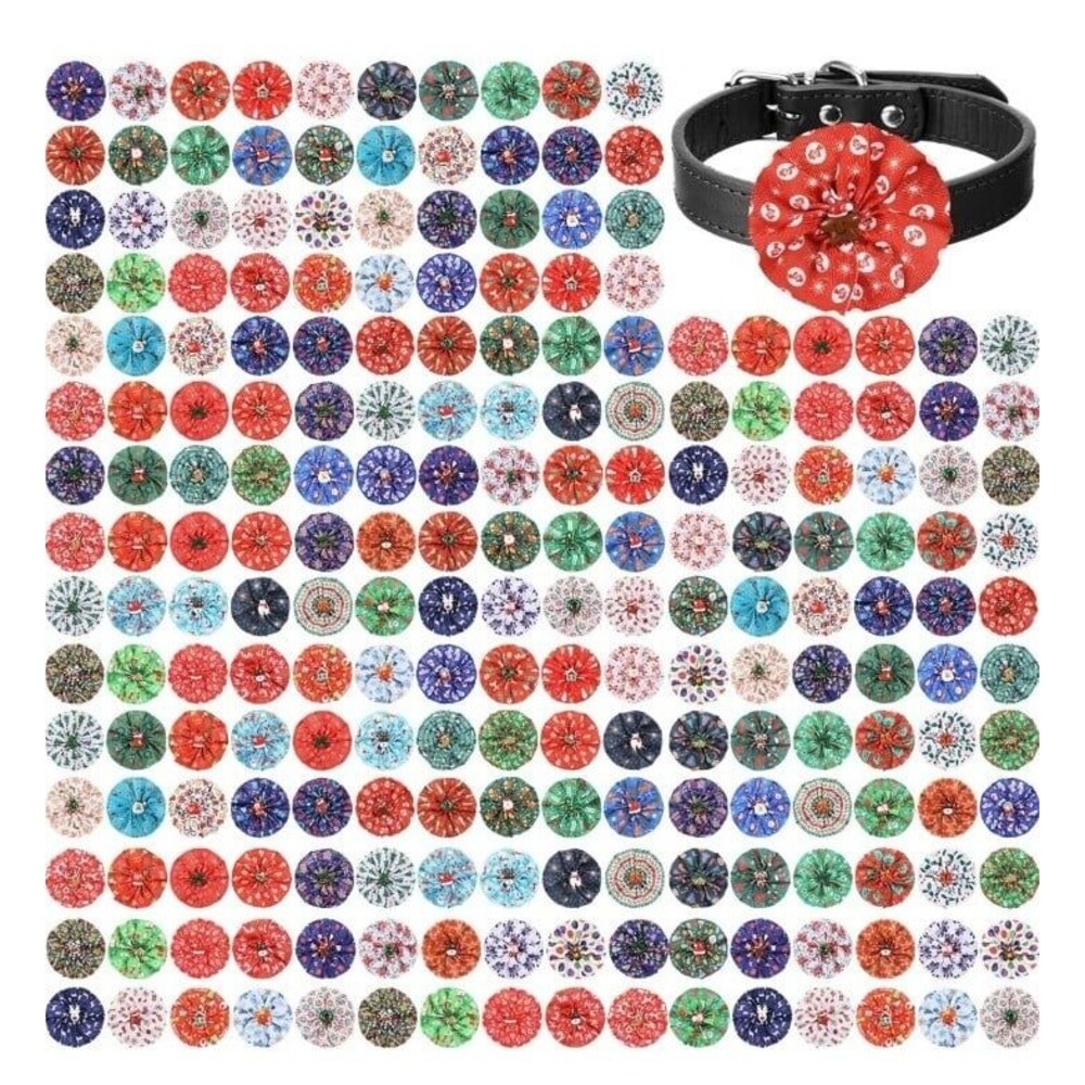 200 pieces christmas themed collar accessories